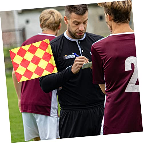 Set de silbato y banderas para referee de fútbol miniatura 3