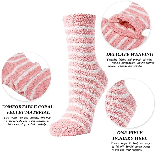 Zmart Fuzzy Socks for Women & Teen Girls - Fluffy Warm Winter Cozy Animal Socks4