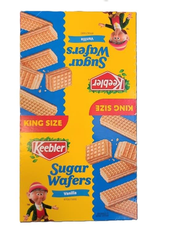 Keebler King Size Sugar Wafers, Vanilla, 4.4 oz - 9 ct Box