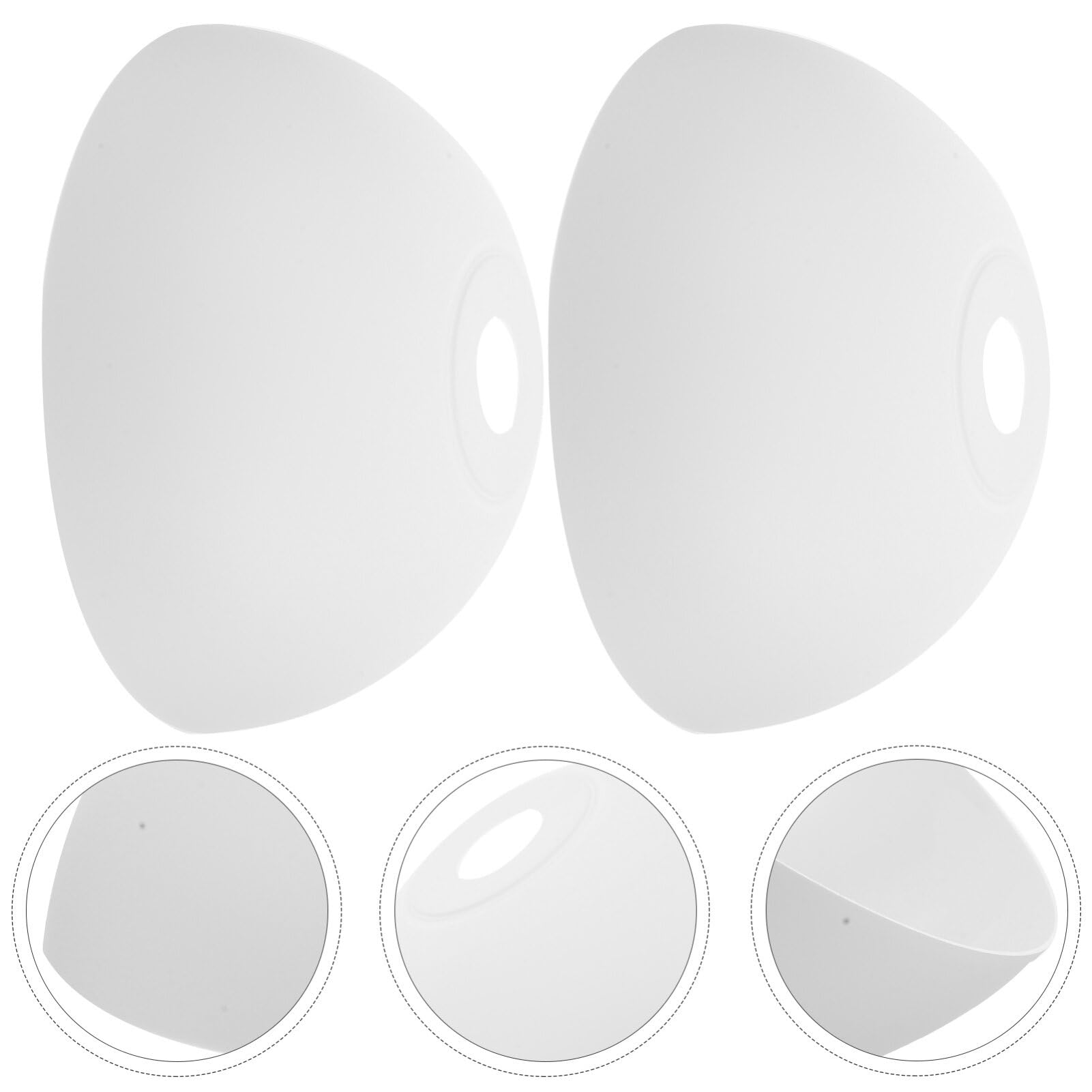 Pantallas De Lámpara De Plástico Para Techo Y Pared 2 Piezas Diseño Simple Y Ligero Protección Ocular Fácil Instalación Decoración Moderna Para Iluminación Interior