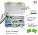 Lure Lock Tackle Box - Small - with Proprietary Gel Technology to Keep Lures in Place