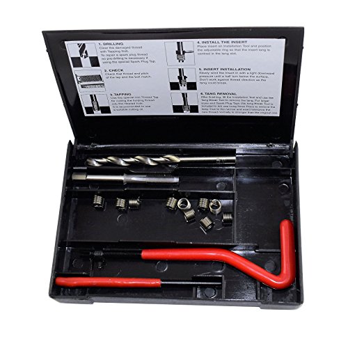 Filet endommage 1/4 BSF Solution avec le kit reparation Helicoil X 26 14pc