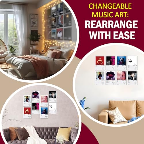 Image of Wonder Hub Wall Posters 8x12 inch (A4 Size) Included Self Adhesive on Back Wall Decor Posters Wall Art For Bedroom, Living room, Office, Dining Room (Selena)