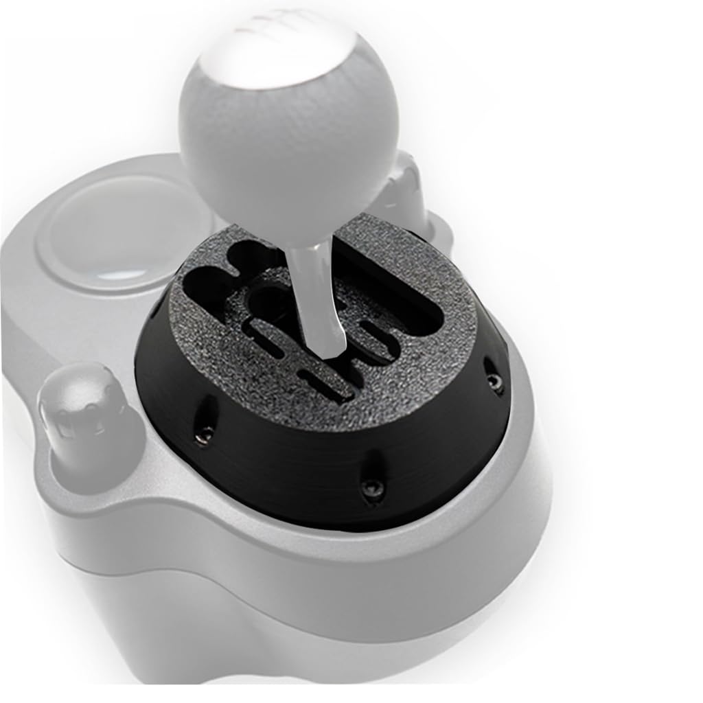 Benshuuk H Gear Shifter Dämpfung Upgrade Kit Mod für Logitech G29 G27 G920 G923; Dämpfungsadapter verbessern Gefühl Simuliertes Rennspiel (Black)