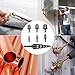 7Pcs Swaging HVAC Repair Tools, 5 in 1 Copper Tube Flaring Drill Kits, 1/4'', 3/8'', 1/2'', 5/8'', 3/4'', 7/8'' Bits Air Conditioner Pipe Expander Tubing Set