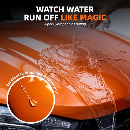 Image of Ceramic Coating for Cars - Quick Effect Spray Coating, Extremely Hydrophobic Car Spray Coating, Easy to Use Coating for Paint Polish & Shine - 2 Pack for Car /Truck /RV /Motorcycle