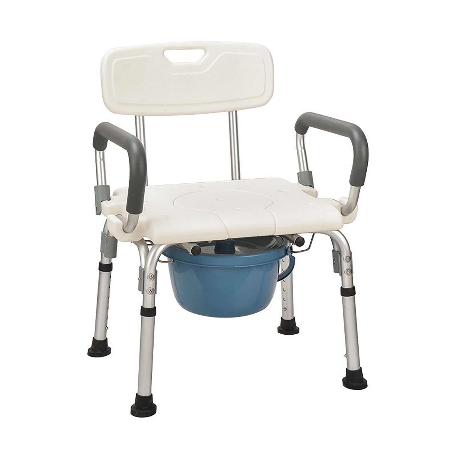 BHGFYXBS Folding Shower Chair With Wheels And Sponge Cushion For Elderly And Disabled Mobile Commode Chair For Bedside,I,I,I