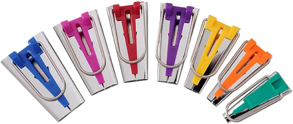 Practical Bias Tape Makers Kits 7 Size 6/9/12/15/18/21/25mm Handmade Quilting Tool for Fabric Sewing and Quilting