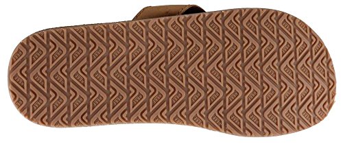 REEF Men's Leather Smoothy Flip Flops4