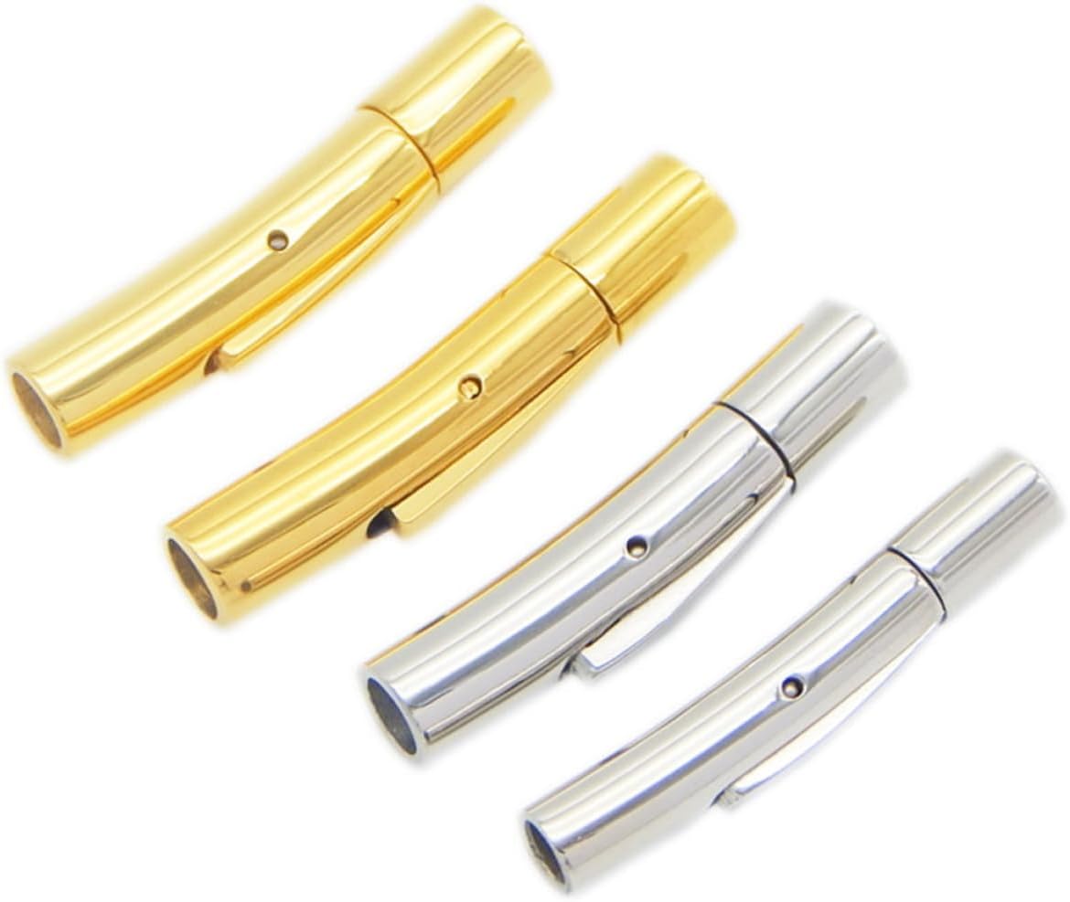 Stainless Steel Bracelet Clasp Connector 10pcs for DIY Jewelry Making