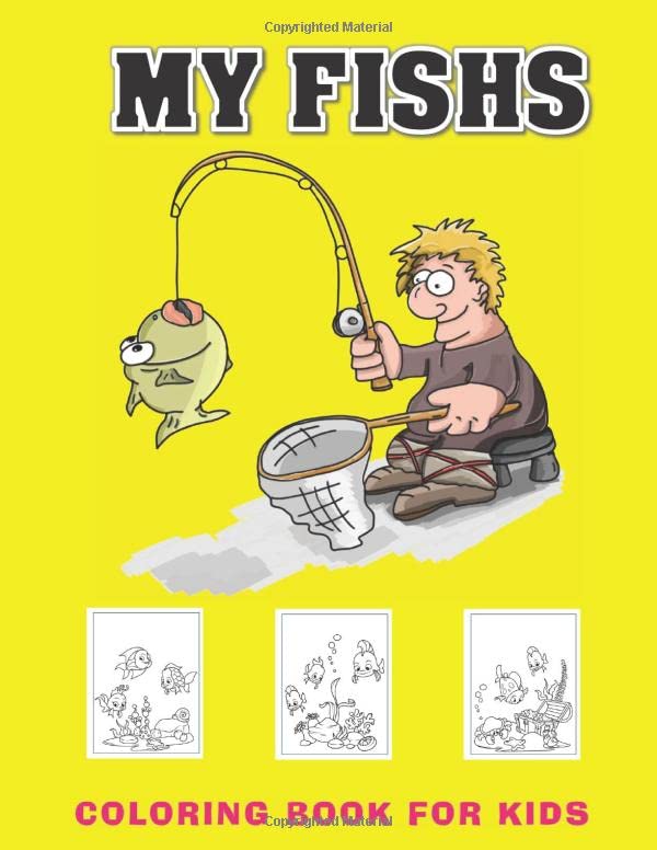 My Fishs: Coloring Book For Kids