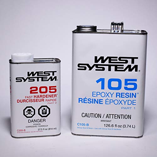 West System 105 Epoxy Resin (KIT Resin GAL + 205B)