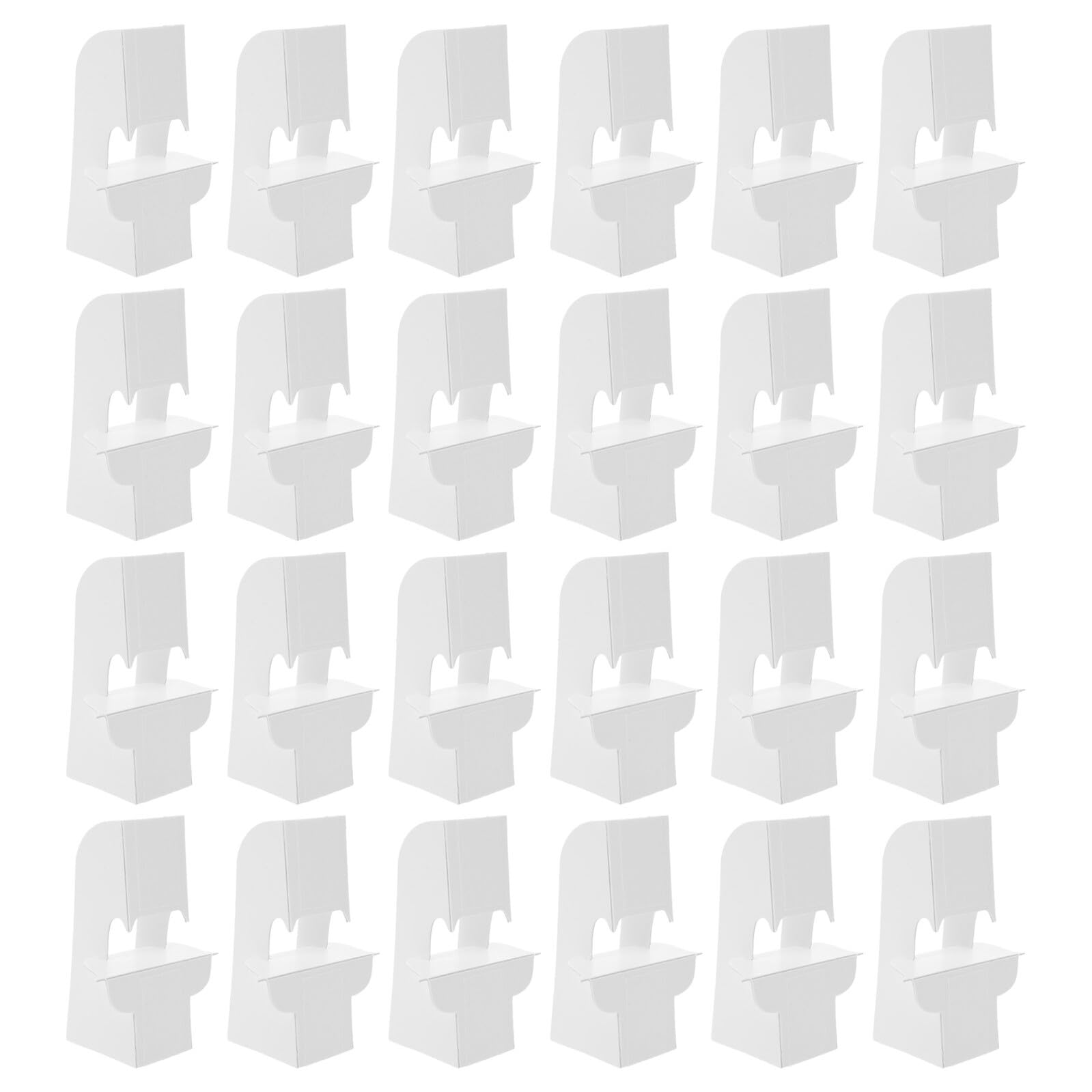 Chevalet en carton blanc 12 cm support cadre photo et affiches lot