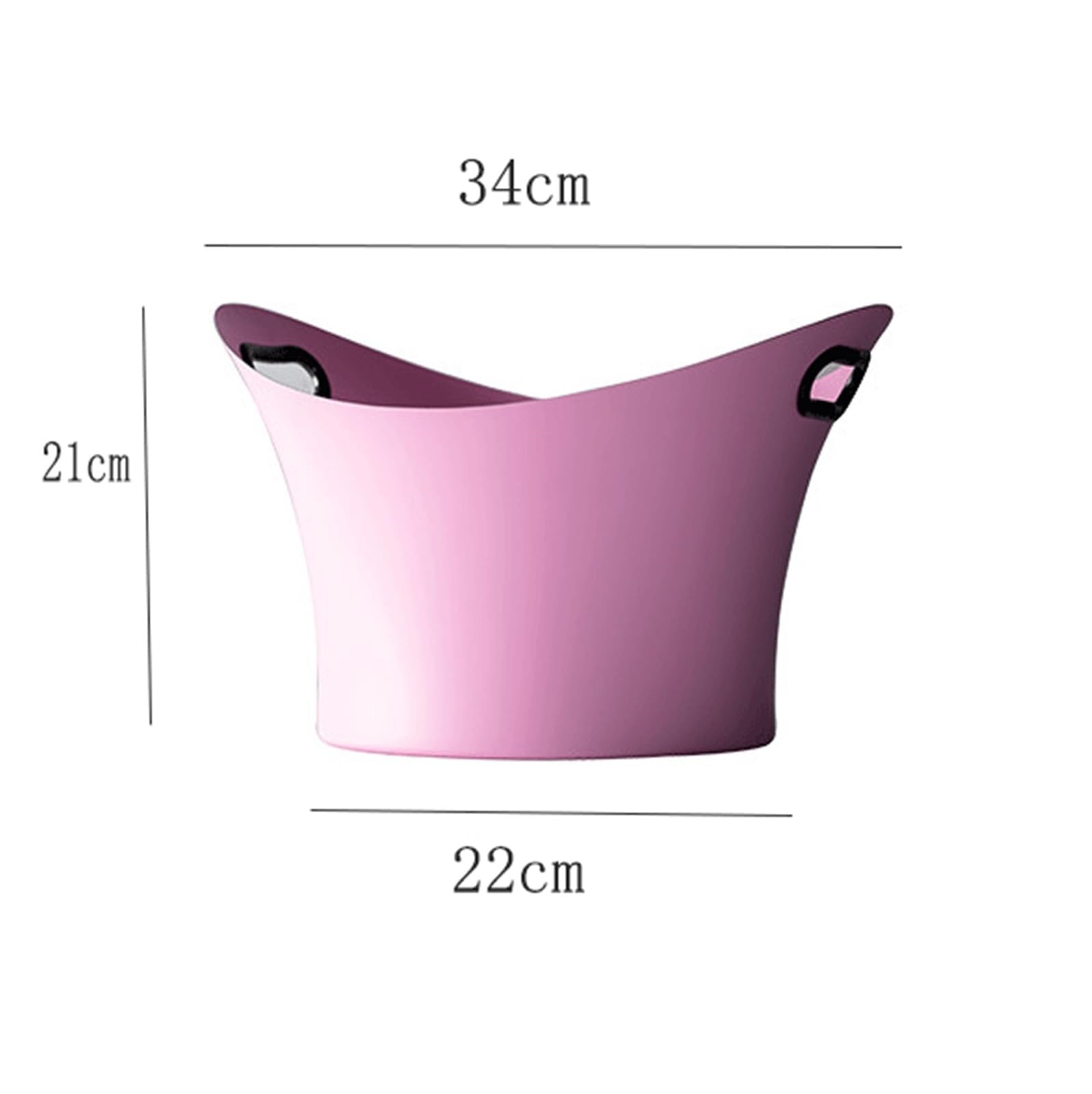 Wiadra z lodem Bardzo duże wiaderko na lód ze stali nierdzewnej imprezy Wiaderko na lód do baru(Pink)