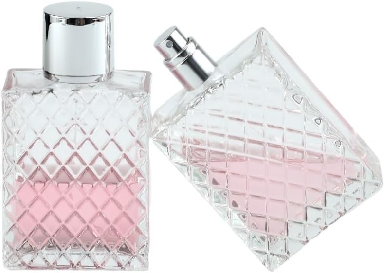 Mini Bottiglie Di Profumo Da Viaggio, Atomizzatore Di Profumo 1pc 95ML Bottiglia Vuota Di Profumo Spray Di Cristallo, Contenitore Di Profumo Contenitore Sub Contenitore Da Viaggio Portatile Ricaricabi