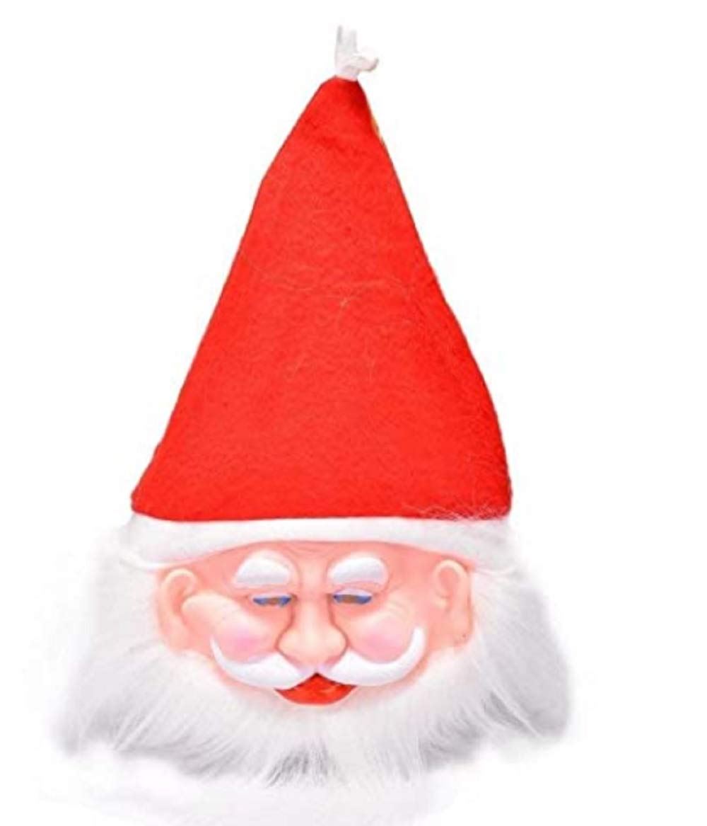 Kkalakriti Santa Claus Rubber with Attached Cap Mask Xmas Christmas Party Mask (2-3 Yrs) (B08PNX7XYG) Amazon Price History, Amazon Price Tracker