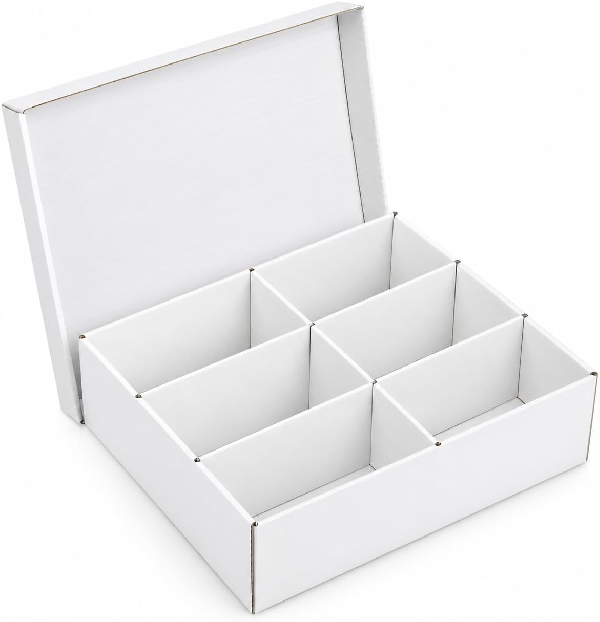 6-Row Trading Card Storage Box, Cardboard Box for MTG, TCG & Sports Cards