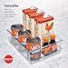 Copco Mini Large Storage Bin, Clear, 11.5 x 8.5 x 3.5 Inch