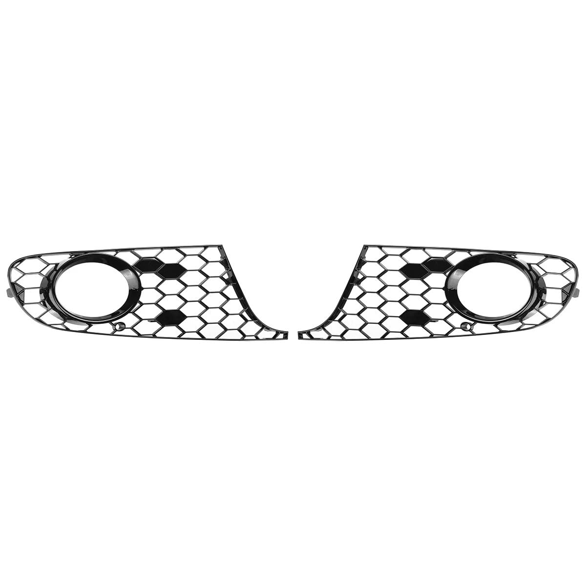 2x Przednie światło przeciwmgielne samochodu Grill Grille Osłona lampy przeciwmgielnej, dla VW, dla golfa, dla MK6, dla Jetta 2009-2013 5K0853665 5K0853666 Przednie grille samochodowe