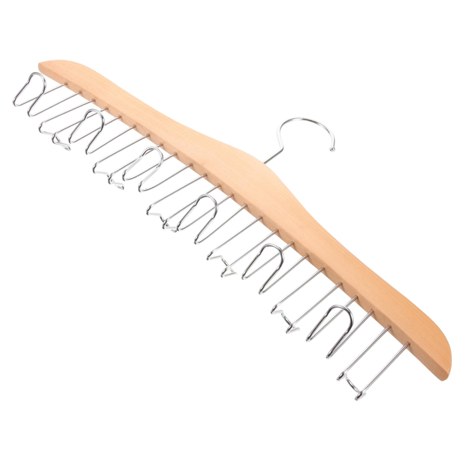 Parliky Multi Purpose Hook Hanger Organizer for Closet Non Slip Scarf and Belt Rack with Stylish Design Space Saving Accessory Storage for Vests Hats Ties and Pants