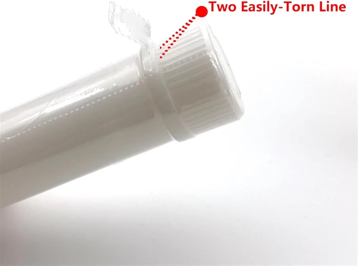 200Pcs Clear PVC Shrink Wrap Film for Aromatherapy Nasal Inhaler Stick