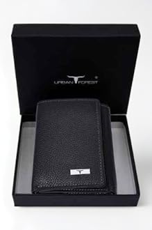 Travis Black Leather Wallet for Men