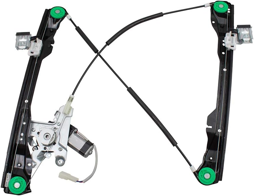 Window Regulator w/Motor for 2008-2010 Focus Coupe Front 8S4Z6323201BA Left