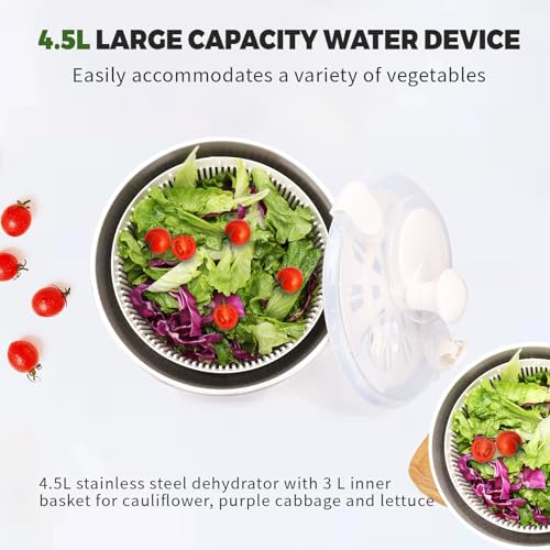 Xaycdehn Salad Spinner Stainless Steel thumb #4