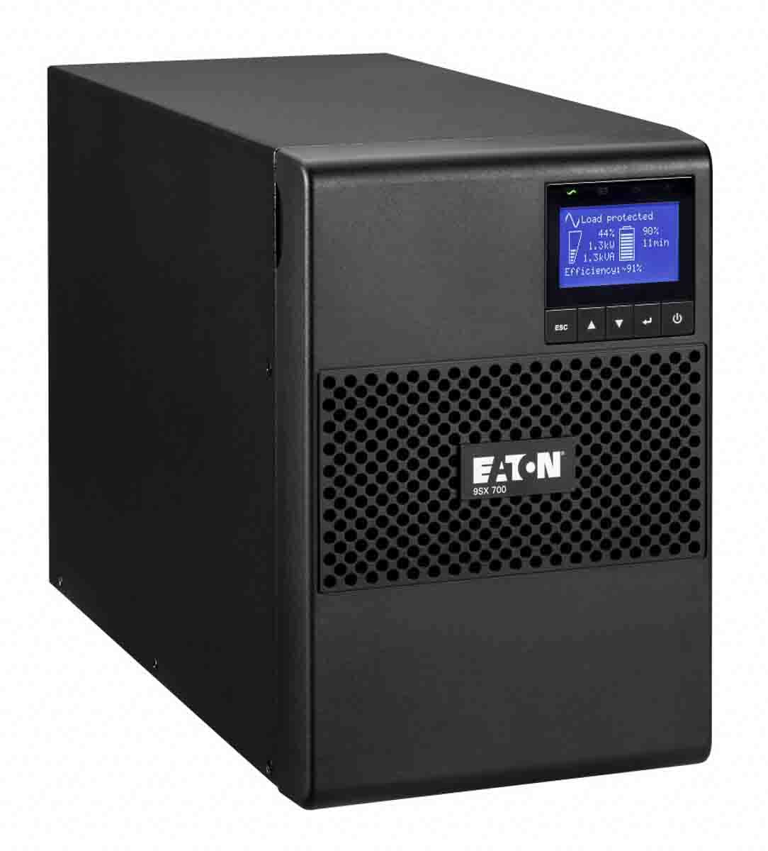 Eaton 9SX700I Alimentation d'énergie Non interruptible Double-Conversion (en Ligne) 700 VA 630 W 6 Sortie(s) CA