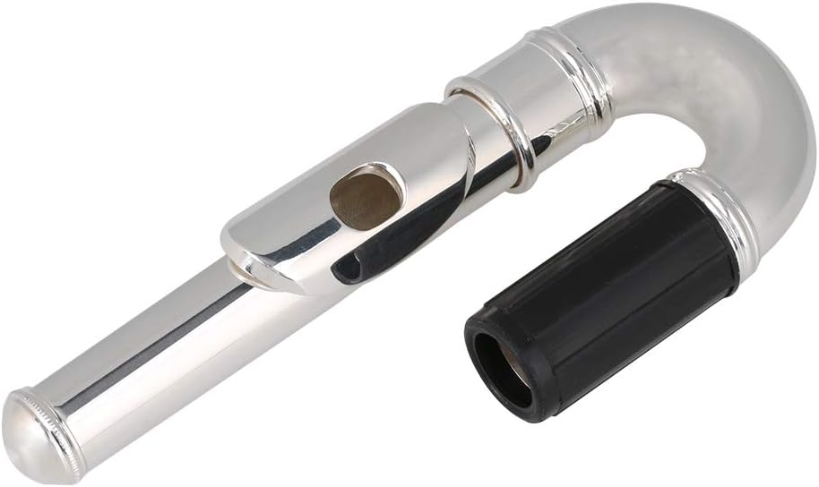 Silver-plated Flute Curved Head Joint for Classic Instrument Flute