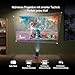 WEMAX Mini Beamer【Netflix Zertifiziert & Google TV】Tragbarer Projektor mit Ständer【4K Unterstützung & 1080P Native】320 ISO Lumen, HDR10, Dolby Audio, Video Beamer Handy mit WiFi/Bluetooth für Heimkino