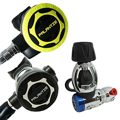 Scuba Choice AS103 Yoke Regulator & AS207 Octopus Combo, Nitrox Compatible, Over-Balanced First Stage, 36