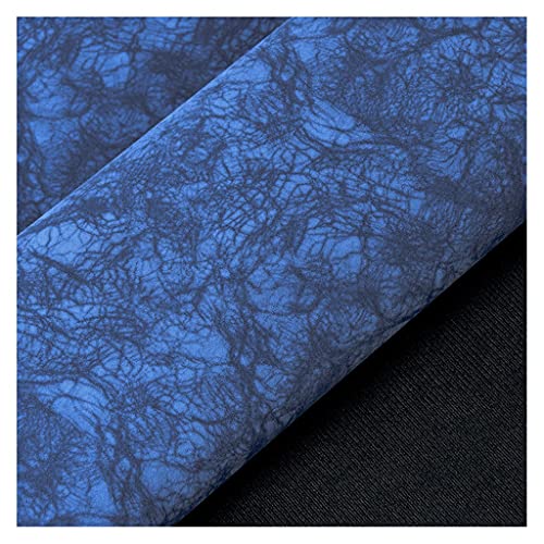 Tissu PU simili cuir vinyle étanche vintage 0.6mm au mètre pour sellerie 1.38x2m