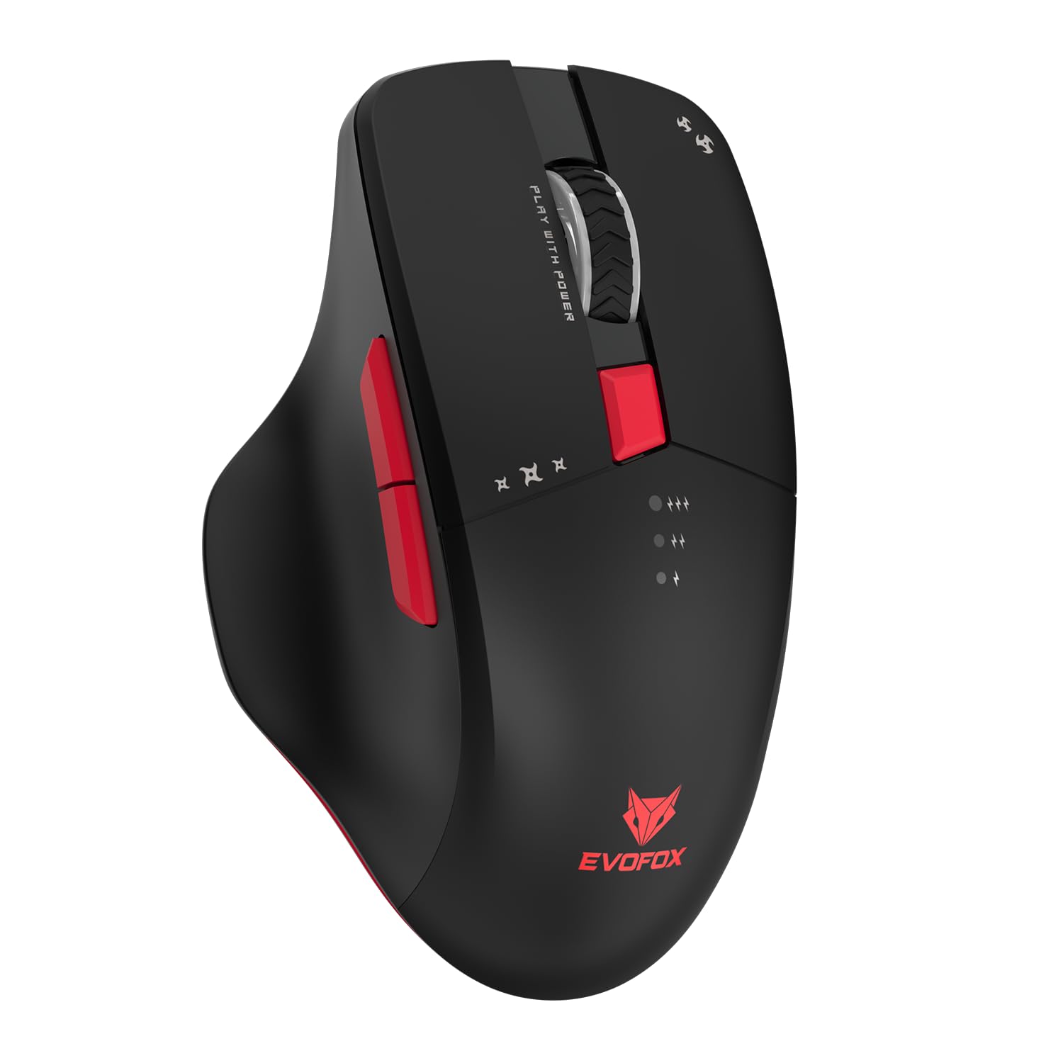 EvoFox Shadow X Pro Tri-Mode Bluetooth Gaming Mouse | BT, USB 2.4G & Wired, S203 Sensor, 1000Hz Polling Rate, 6400 DPI, RGB Lighting, Rechargeable Battery, 6 Programmable Buttons, Software Support-image-46