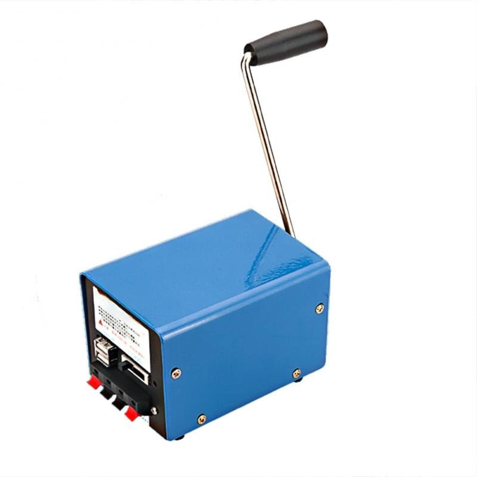 Tragbarer Dynamo-Generator Dynamo-Ladegerät für den Außenbereich Tragbarer Notfall-Handstrom-USB-Aufladen Notüberlebens-Handkurbel-Generator