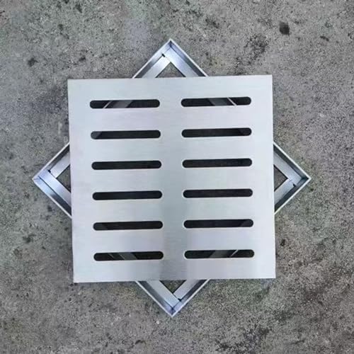 Tapa de inspección de desagüe pluvial en acero inoxidable de diseño 5