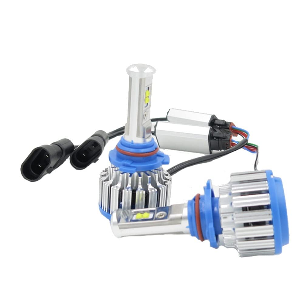Żarówka ledowa Reflektory samochodowe H7 LED Auto Front Bulb Automobile Headlamp 6000K H1 H3 H7 H8 / H11 9005 9006 881 80W 8000LM Oświetlenie samochodu (Color : 6000K, Size : 12000LM_H4/9003/HB2 HI/