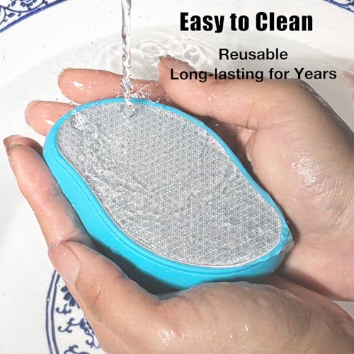 Image of Crystal Hair Eraser Glass Hair Removal Hair Remover(Ocean Blue) | Epilator Premium Painless Nano Exfoliation for Women,Natural Gentle and Efficient Shaver Trimmer on Leg Arm