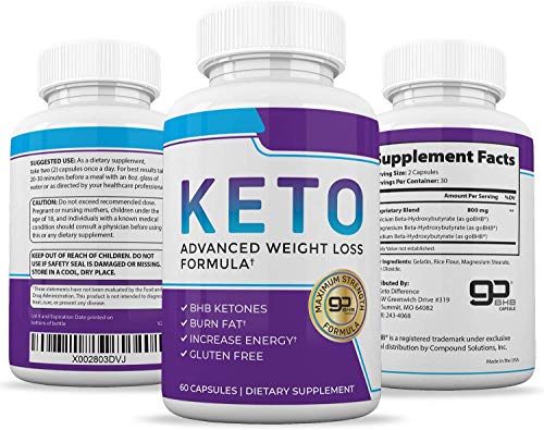 Great Keto Diet Pills - Ketogenic Keto BHB Supplement - Appetite Suppressant Weight Loss Pills for Women and Men - Ketosis Diet Pill Weightloss Supplements - Exogenous Ketones- 60 Capsules