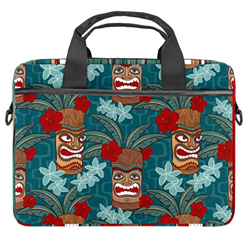 Sac bandoulière ordinateur portable 13 14 pouces, pochette PC étanche à motif floral multicolore