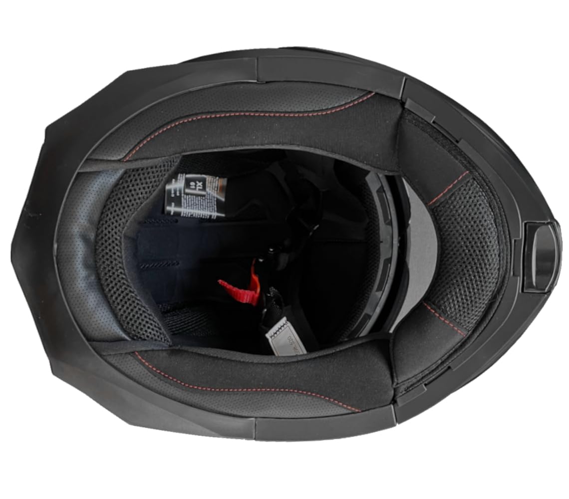 Klapphelm Integralhelm Helm Motorradhelm RALLOX 160-3 schwarz matt mit Sonnenvisier Größe S M L XL Sturzhelm