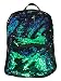 BG-709-MS-0633 Festival Rave Mermaid Reverse Sequin Backpack - Green/Black