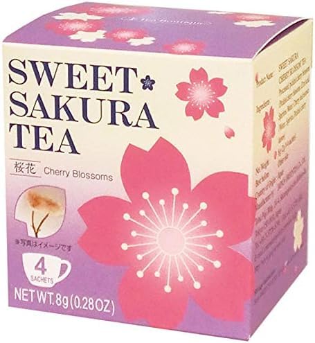 Tea Boutique Japan Green Tea Center Sweet Sakura Tea Ouka 8g | Pack of 2 | Made in Japan | Japanese Green Tea (B0D81JW3F7) Amazon Price History, Amazon Price Tracker