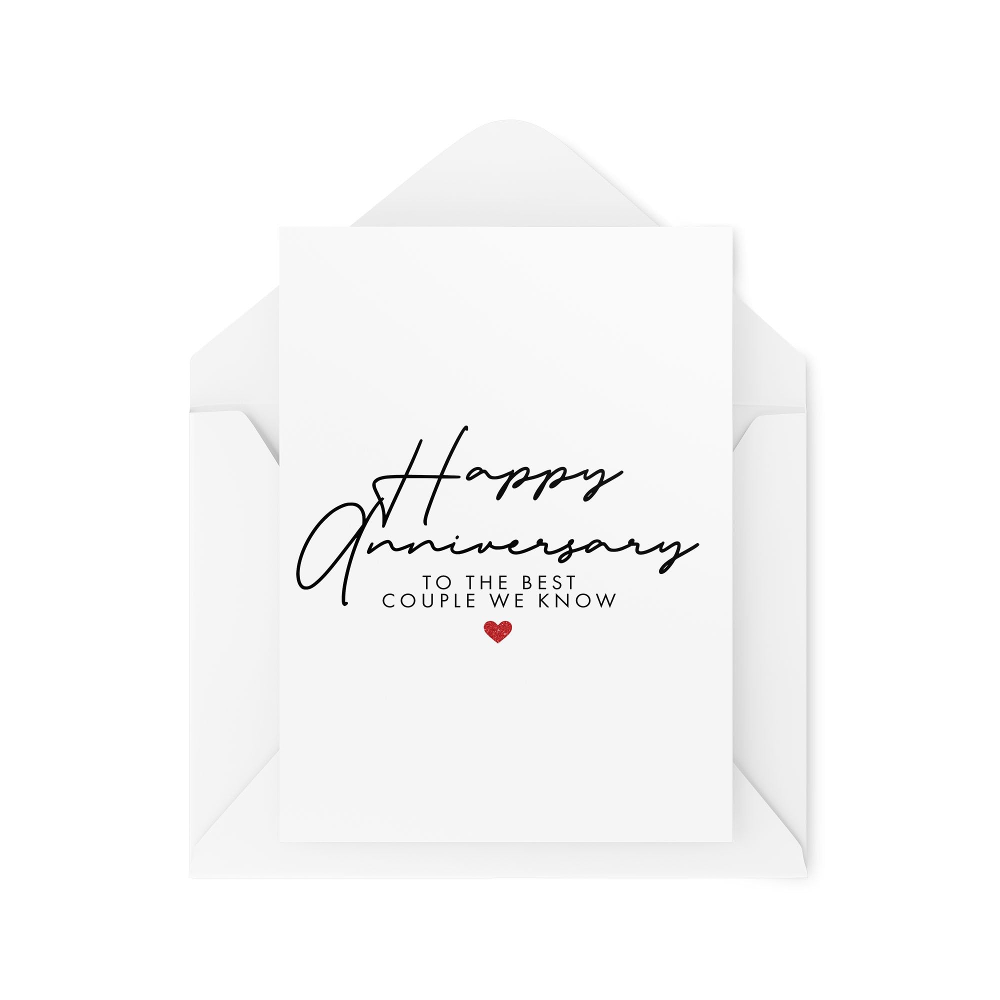 Anniversary Cards - To the Best Couple We Know - Cards for Partners - Couple Cards - Wedding Anniversary Cards - CBH1759