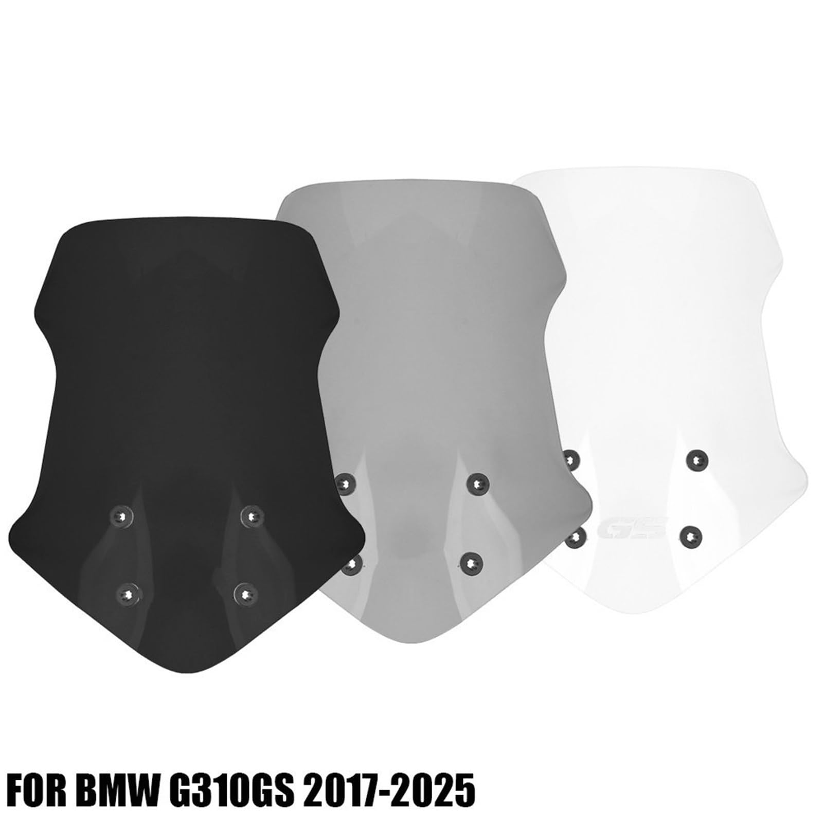Parabrezza Adatto per BMW G310GS G 310 GS 310GS 2017 2018 2019 2020-2025 G310 Accessori per moto Parabrezza Deflettore antivento(Smoke)