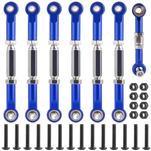JGGZONE Adjustable Aluminum Upgrades Parts Turnbuckles Camber Links Set for 1/10 Traxxa Slash 2WD...