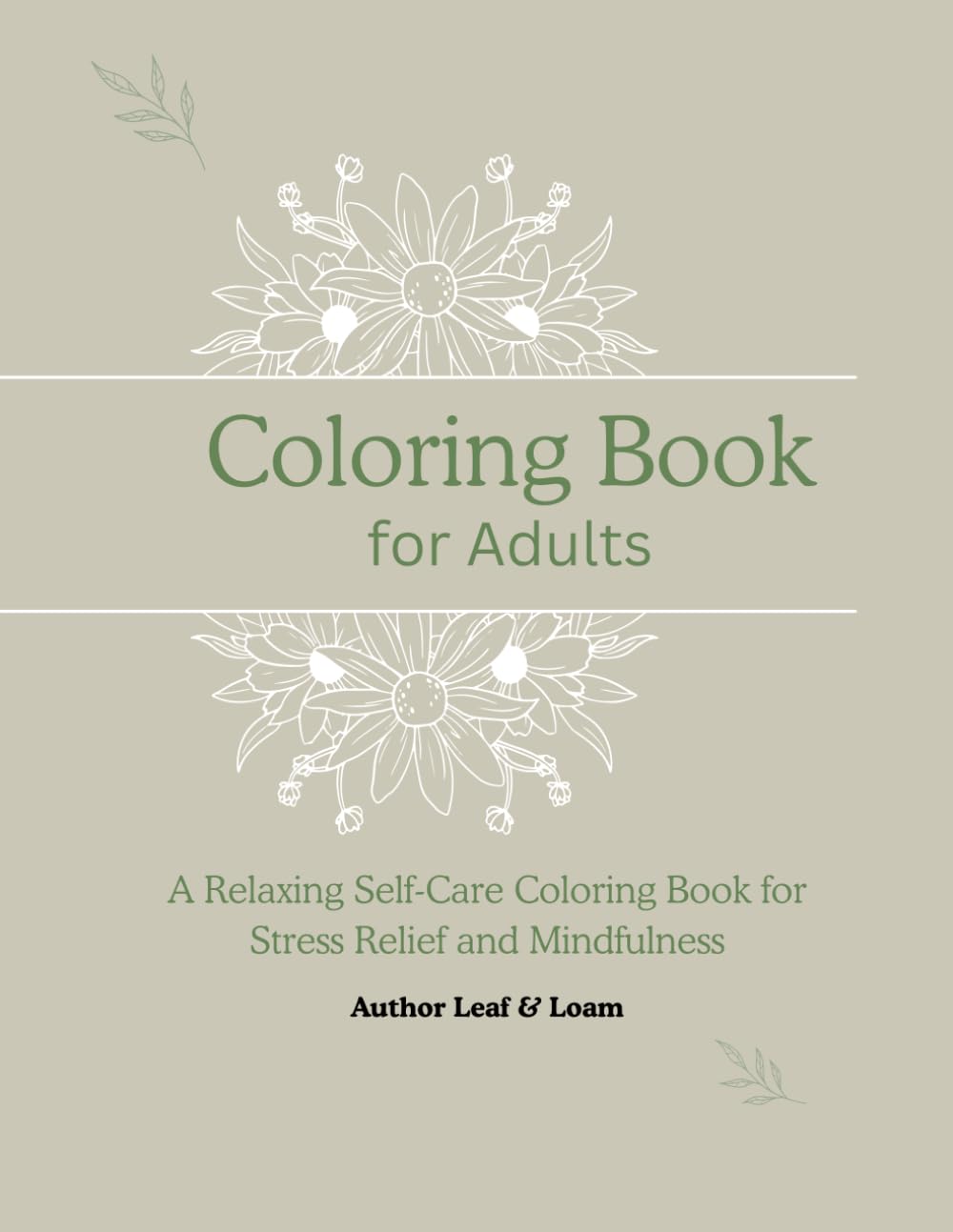 Stress Relief Adult Coloring Book: Relaxing Designs for Mindfulness and calm