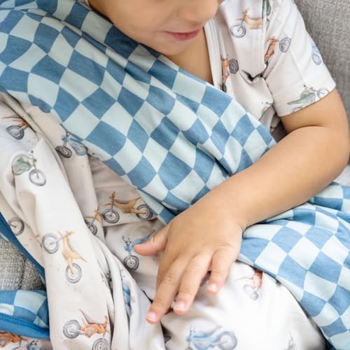 Image of Copper Pearl Jumbo 3-Layer Baby Blanket: Soft Baby Quilts for Boys and Girls | Breathable, Cozy, Toddler Blanket | Baby Quilt for Newborns | 60x72 Premium Material | Ryder