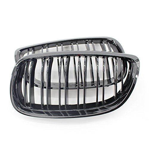 Gril avant double pont noir brillant calandres E92 E93 2006 2007 2008 2009