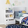 UTEX Kids Toy Storage Organizer, Bookshelf for Kids and Bookcase with Drawer, Children Open Storage Cubby for Bedroom Playroom Nursery White #1